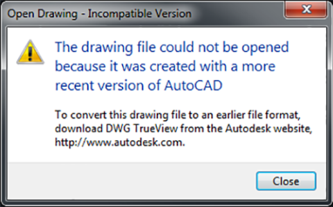 How To Save Your AutoCAD Drawing In An Older File Format